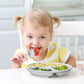 baby tableware set baby plate fork spoon set